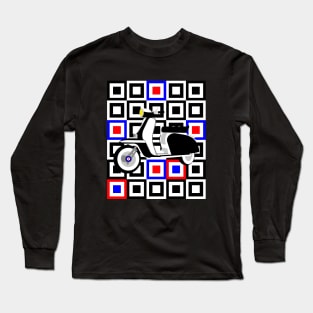 Scooter Mod Block Long Sleeve T-Shirt